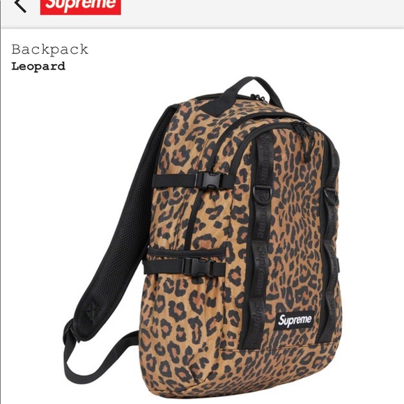 Supreme Handbags - 🚨Supreme Leopard 🐆 Backpack🚨